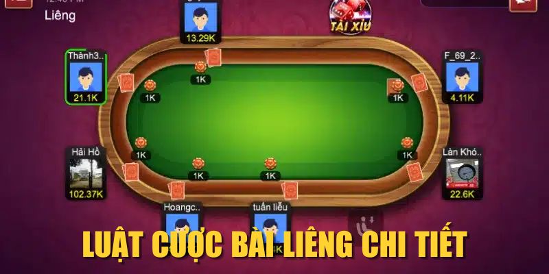 Luật cược bài Liêng chi tiết
